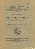 Stosunki Fitosocjologiczne Puszczy Kampinoskiej (Warszawa, 1930)